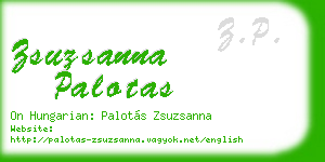 zsuzsanna palotas business card
